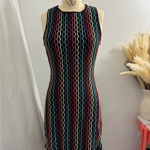 Multicolor Sleeveless Dress
